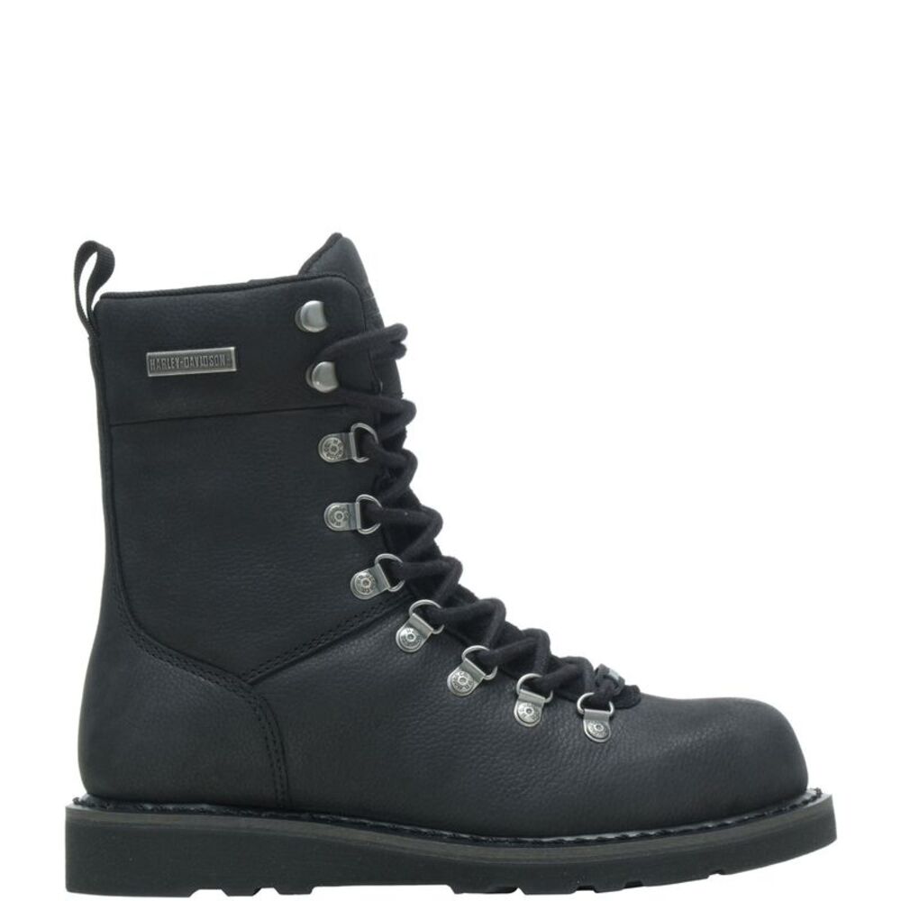 Harley-Davidson Womens Denway 7" Black Boots (NWT)